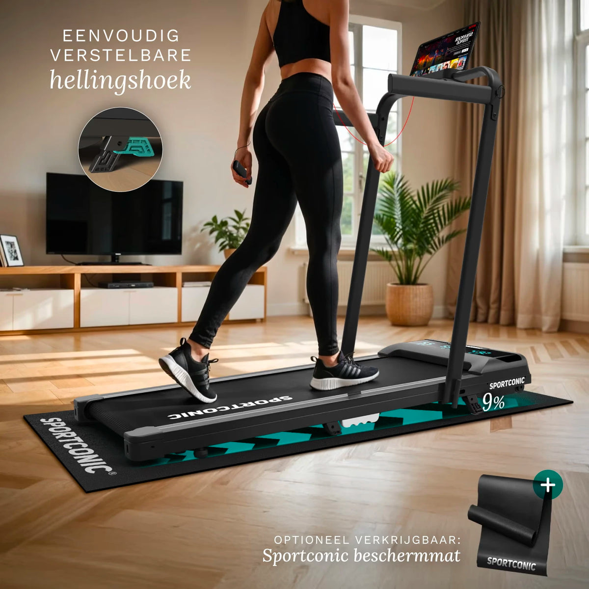 Hobbyesport Reserveband Voor Loopband – 450 X 2850 Mm, Dikte 1,7 Mm, Gesloten Ring